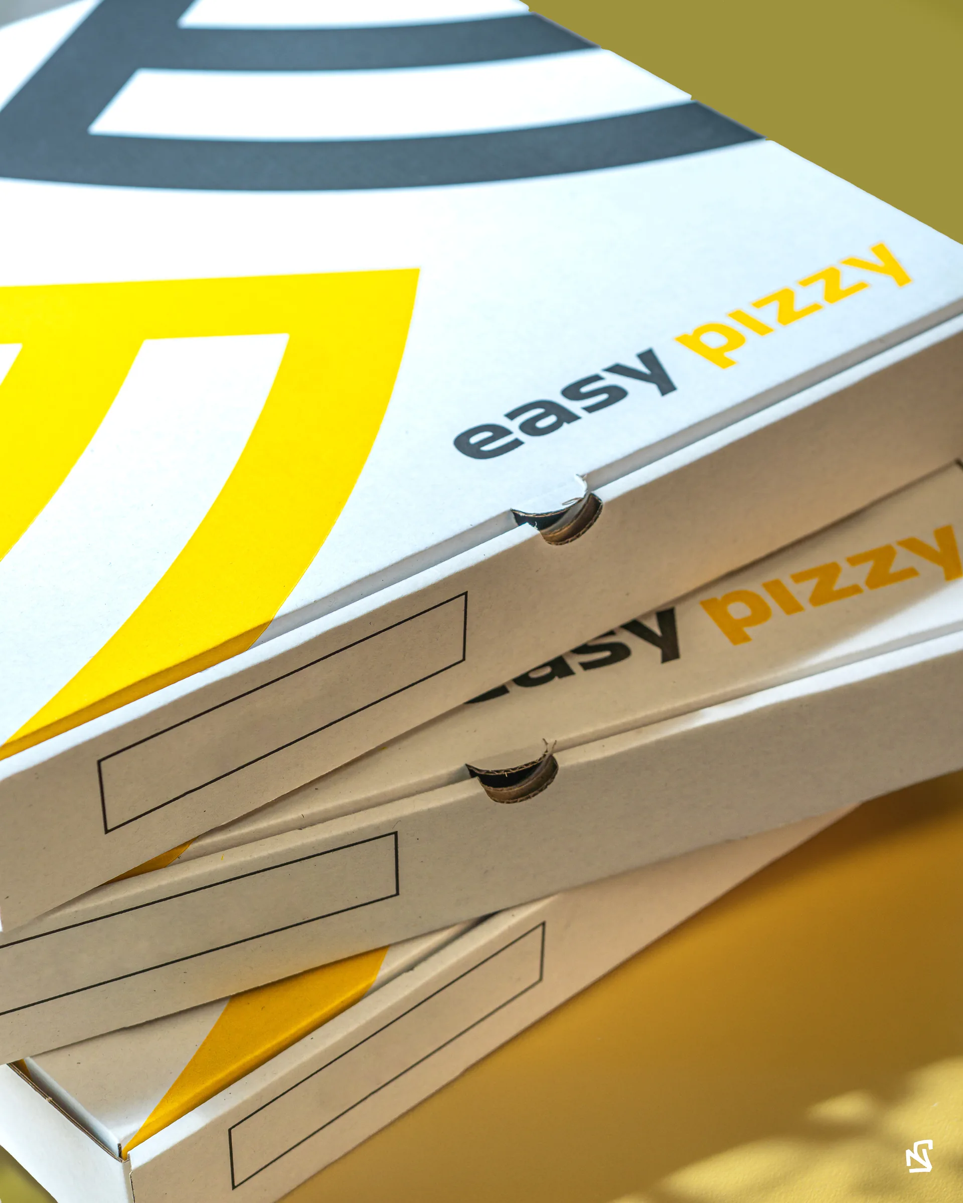 Jedzenie photography, Opakowanie pudełek pizzy dla Easy Pizzy, Warsaw