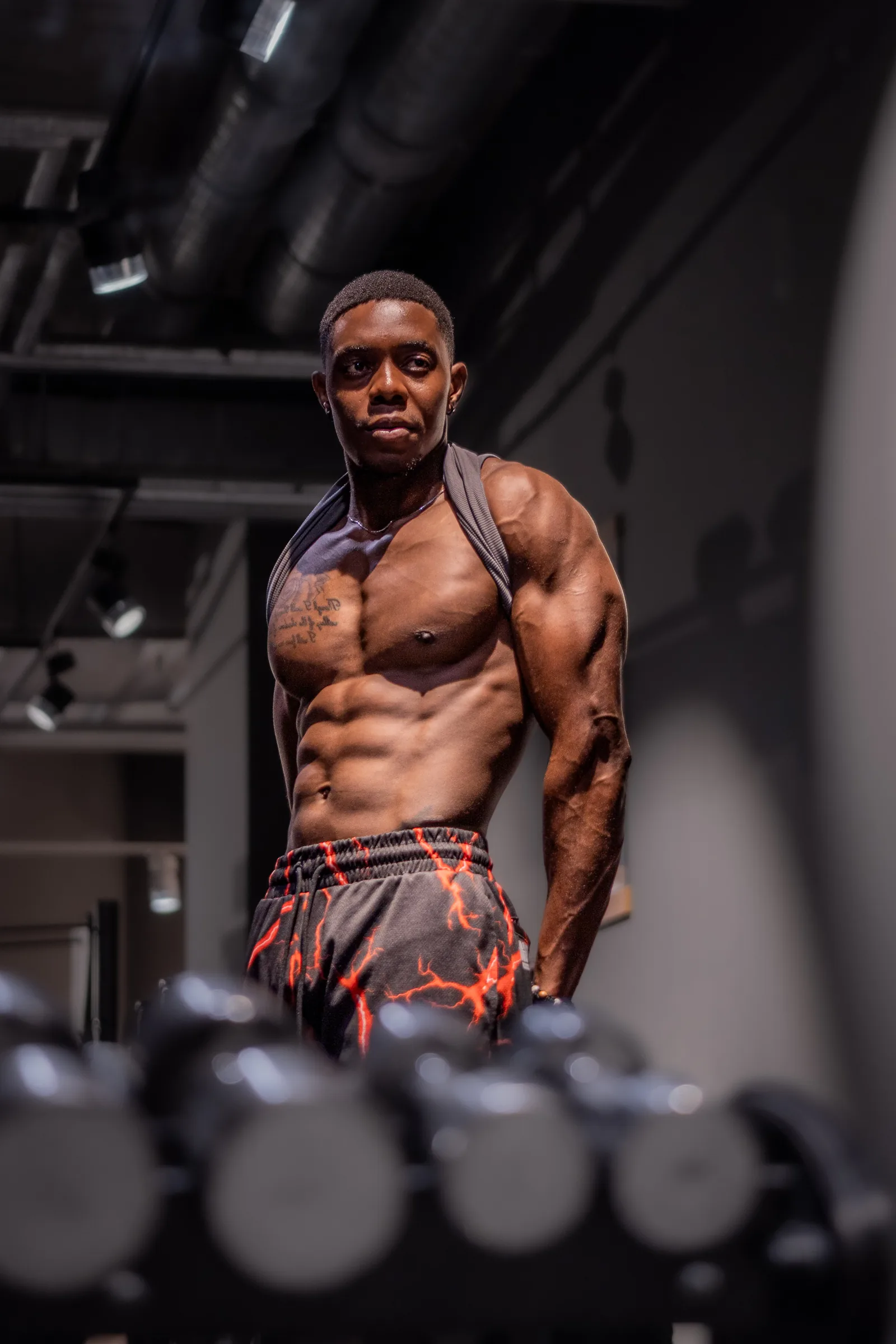 Fitness photography, Portret sportowy, sala treningowa, Warsaw
